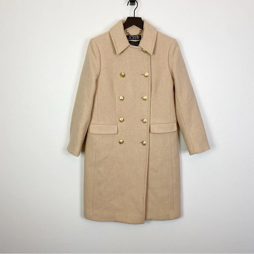 J. Crew Warwick Topcoat in Italian Stadium Cloth Wool Blend BU449